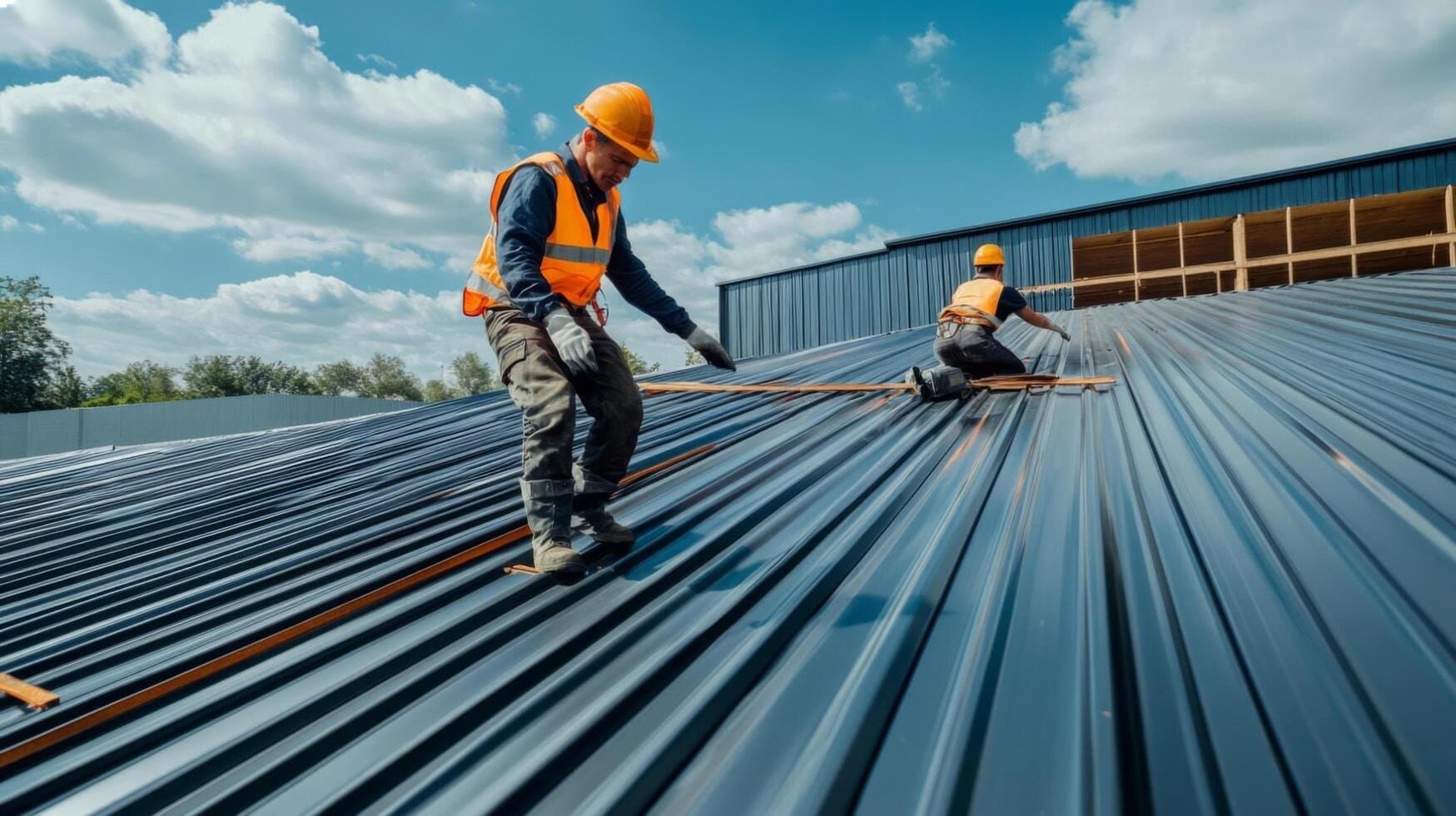 Modern Metal Roofing Installation